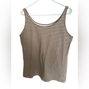 Duluth Trading Co Cream Tank Top